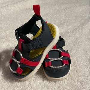Blue and Red Baby Sandals
